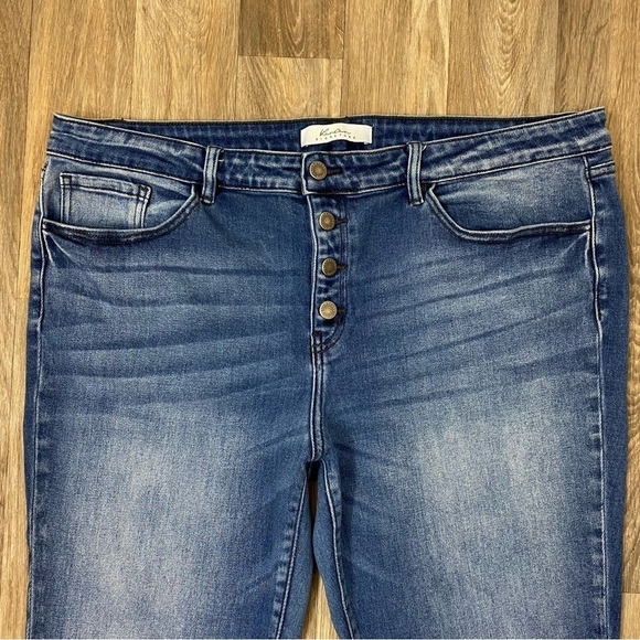 KANCAN Hi Rise Four button skinny Jeans Womens size 36 - Picture 3 of 9